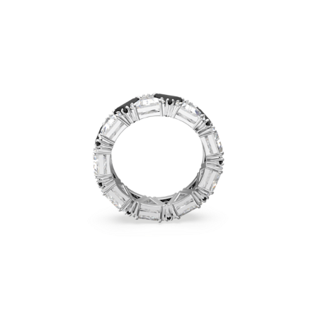 Resim Ortyx Kokteyl Yüzüğü, Üçgen kesim, Siyah, Rodyum kaplama