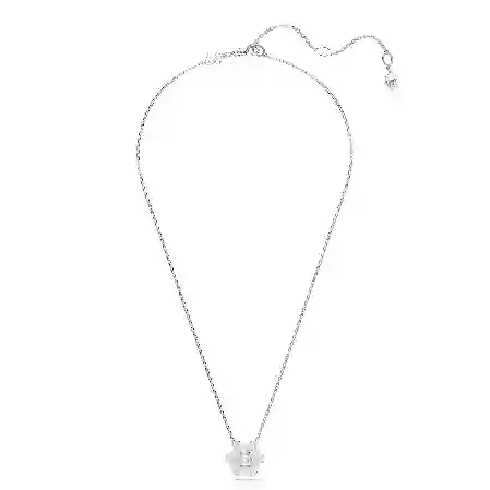 Resim Idyllia Kolye, Karışık kesimler, Kar tanesi, Beyaz, Rodyum kaplama