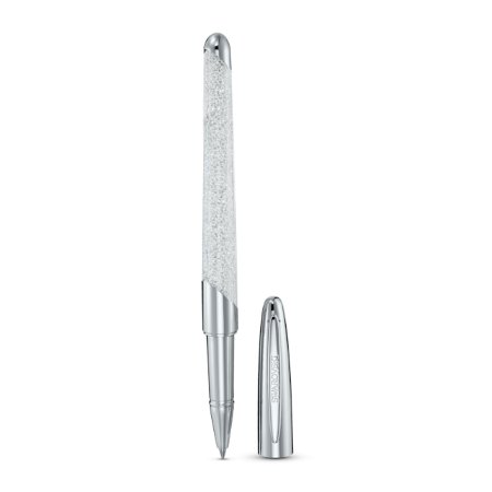 Resim Crystalline Top Uçlu Kalem, Gümüş Rengi, Krom Kaplama