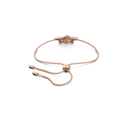 Resim Stella Bileklik, Karışık kesimler, Yıldız, Beyaz, Pembe altın rengi kaplama