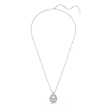 Resim Sublima Kolye, Beyaz, Rodyum kaplama