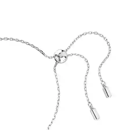 Resim Matrix Bileklik, Baget kesim, Düğüm, Beyaz, Rodyum kaplama