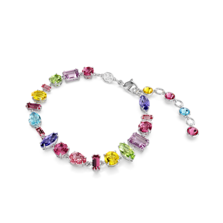 Resim Gema Bileklik, Karışık kesimler, Çok renkli, Rodyum kaplama