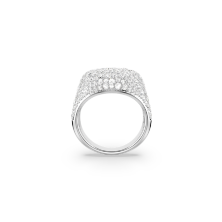 Resim Meteora Kokteyl Yüzüğü, Beyaz, Rodyum kaplama