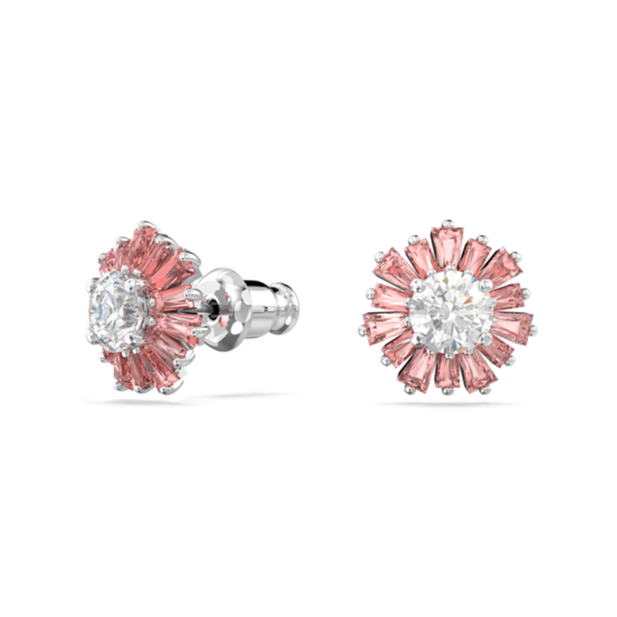 Resim Idyllia düğme Küpeler, Karışık kesimler, Güneş, Pembe, Rodyum kaplama