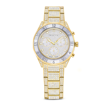 Resim Dextera lux Saat, İsviçre Üretimi, Metal bileklik, Altın Rengi, Altın rengi yüzey