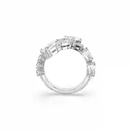 Resim Matrix Yüzük, Karışık kesimler, Beyaz, Rodyum kaplama