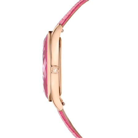 Resim Nova Saat, İsviçre Üretimi, Deri kayış, Pembe, Pembe altın rengi yüzey