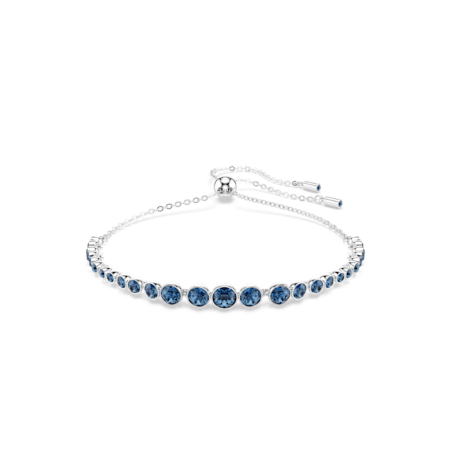 Resim Imber Emily Bileklik, Karışık yuvarlak kesimler, Mavi, Rodyum kaplama