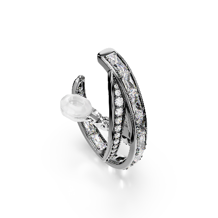 Resim The Vienna Collection Kulak Kelepçesi Seti (3), Tüy, Rutenyum kaplama