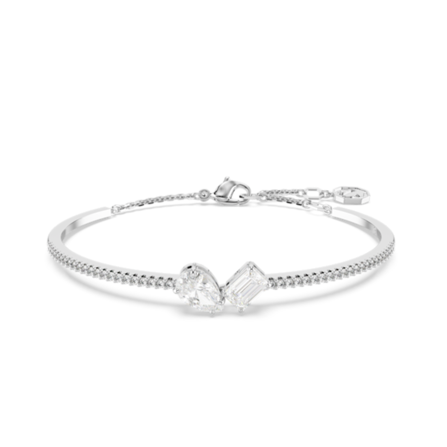 Resim Mesmera Bileklik, Karışık kesimler, Beyaz, Rodyum kaplama