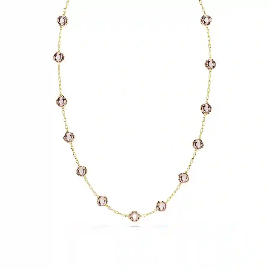 Resim Chroma Dizi Kolye, Sekizgen kesim, Çok renkli, Altın rengi kaplama