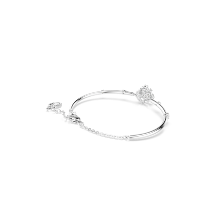 Resim Constella Bileklik, Yuvarlak kesim, Dancing stone, Beyaz, Rodyum kaplama