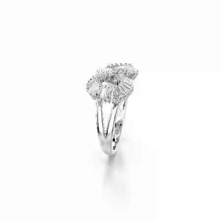 Resim Hyperbola Kokteyl Yüzüğü, Infinity, Beyaz, Rodyum kaplama