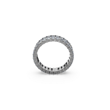 Resim Matrix Yüzük, Baget kesim, Gri, Rutenyum kaplama