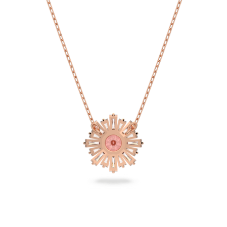 Resim Idyllia Kolye Ucu, Karışık kesimler, Güneş, Pembe, Pembe altın rengi kaplama