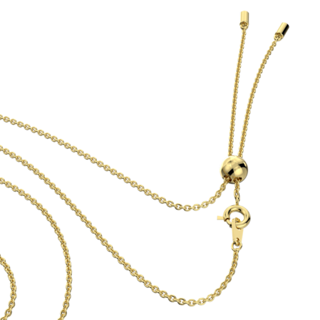 Resim Generation Kolye, Beyaz, Altın rengi kaplama