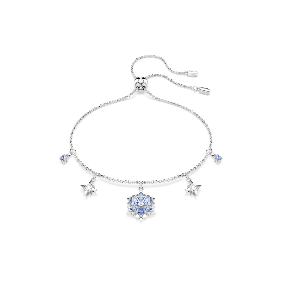 Resim Magic Bileklik, Kar tanesi, Mavi, Rodyum kaplama