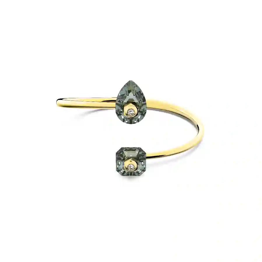 Resim Numina Bileklik, Karışık kesimler, Gri, Altın rengi kaplama