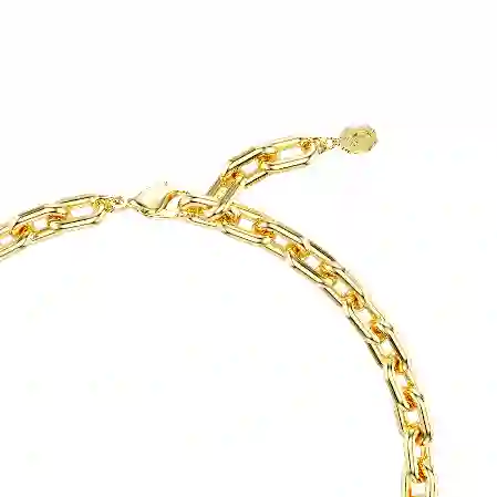 Resim Idyllia Kolye, Karışık kesimler, Çiçek, Çok renkli, Altın rengi kaplama