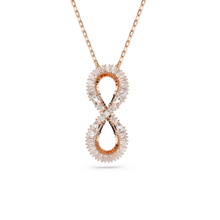 Resim Hyperbola Kolye, Infinity, Beyaz, Pembe altın rengi kaplama