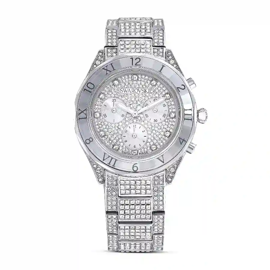 Resim Dextera Lux Saat, İsviçre Üretimi, Metal bileklik, Gümüş Rengi, Paslanmaz çelik