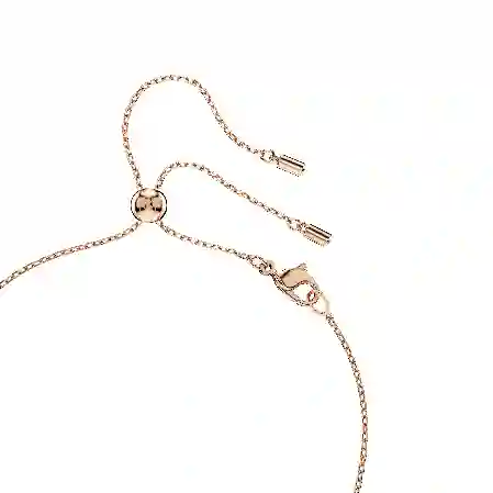 Resim Mesmera Set, Armut kesim, Yuvarlak kesim, Beyaz, Pembe altın rengi kaplama