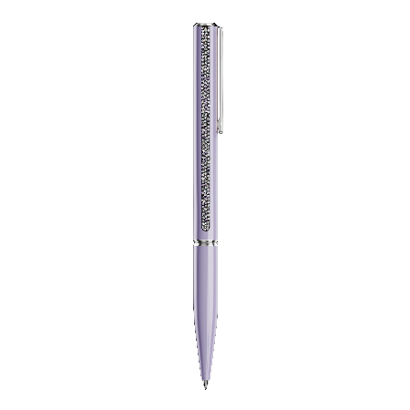 Resim Crystal Shimmer Glide Tükenmez Kalem, Mor, Mor lakeli, krom kaplama