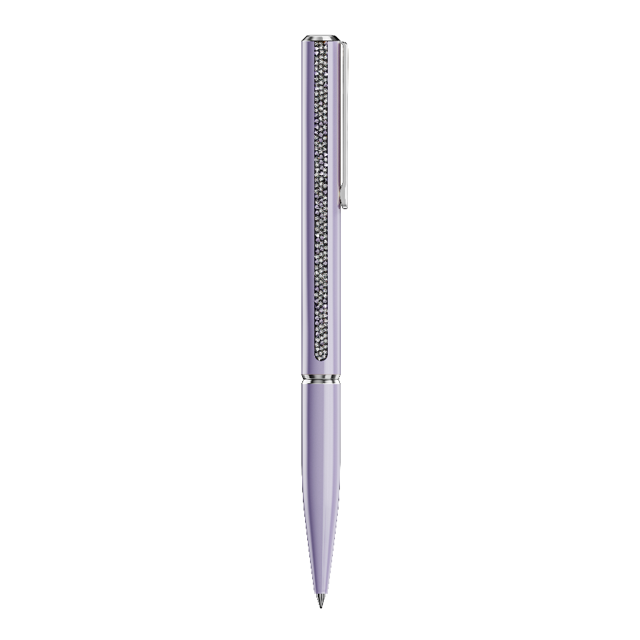 Resim Crystal Shimmer Glide Tükenmez Kalem, Mor, Mor lakeli, krom kaplama