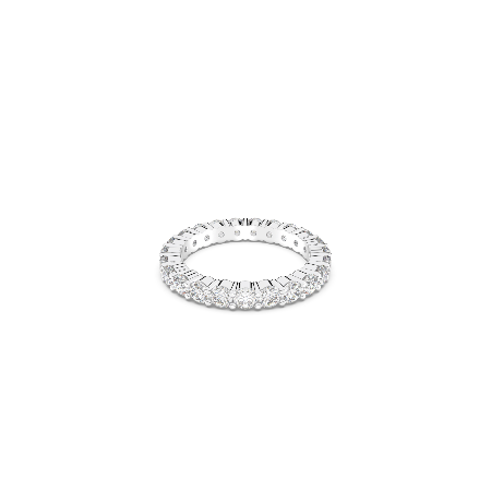 Resim Vittore XL ring, Round cut, White, Rhodium plated