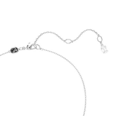 Resim Matrix Kolye, Karışık kesimler, Beyaz, Rodyum kaplama