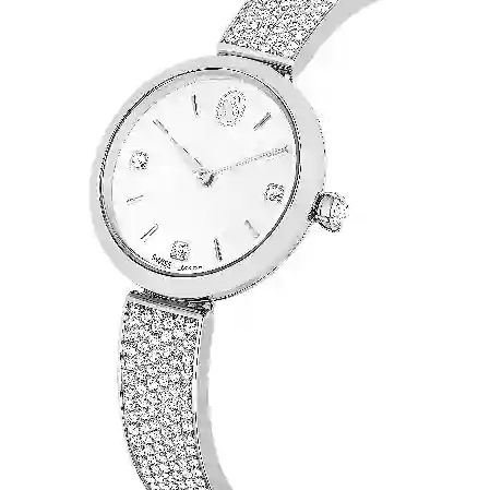 Resim Illumina Saat, İsviçre Üretimi, Metal bileklik, Gümüş Rengi, Paslanmaz çelik