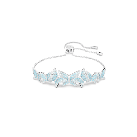 Resim Idyllia Lilia Bileklik, Kelebek, Mavi, Rodyum kaplama