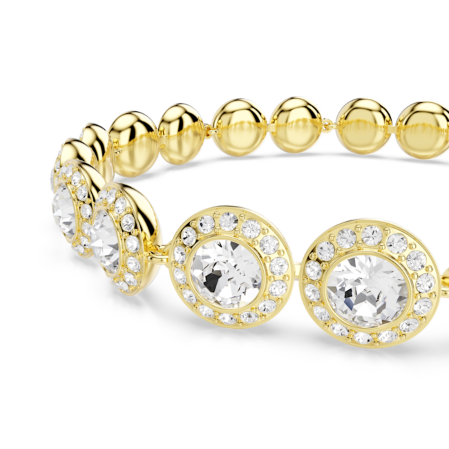 Resim Una Angelic Set, Set (3), Yuvarlak kesim, Beyaz, Altın rengi kaplama