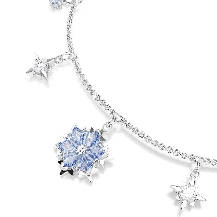 Resim Magic Bileklik, Kar tanesi, Mavi, Rodyum kaplama