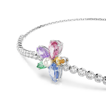Resim Ariana Grande x Swarovski Bileklik, Karışık kesimler, Çiçek, Çok renkli, Rodyum kaplama
