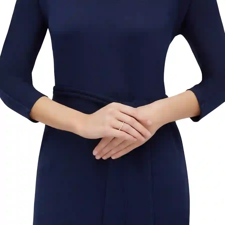 Resim Rare Yüzük, Beyaz, Pembe altın rengi kaplama