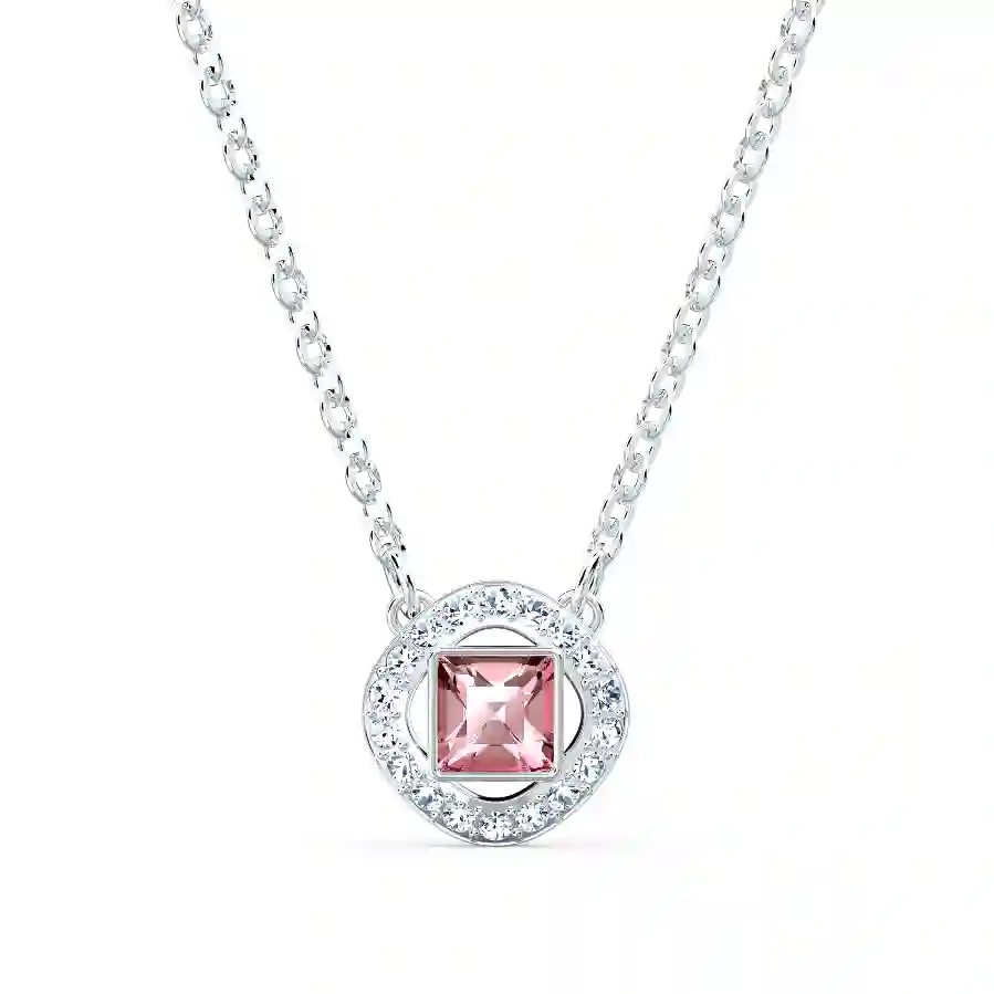 Resim Una Angelic Kolye, Pembe, Rodyum kaplama