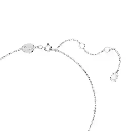 Resim Millenia Kolye, Armut kesim, Beyaz, Rodyum kaplama