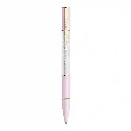 Resim Crystalline Lustre Tükenmez Kalem, Pembe, Altın rengi kaplama