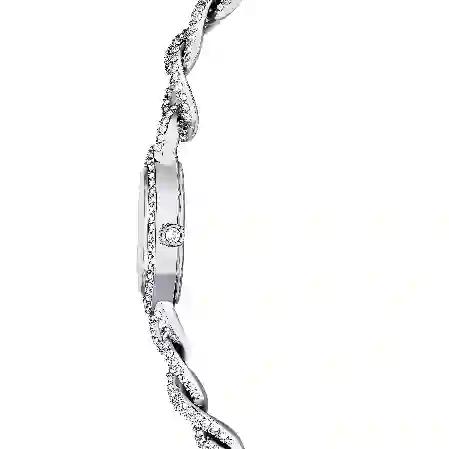 Resim Dextera Chain Saat, İsviçre Üretimi, Kristal bileklik, Gümüş Rengi, Paslanmaz çelik