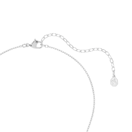 Resim Symbolica Kolye, Kristal inci, Yuvarlak kesim, Pavé, At Nalı, Beyaz, Rodyum kaplama