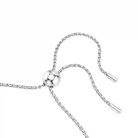 Resim Matrix Tennis bileklik, Yuvarlak kesim, Beyaz, Rodyum kaplama