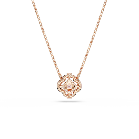 Resim Una Kolye, Yonca, Pembe, Pembe altın rengi kaplama