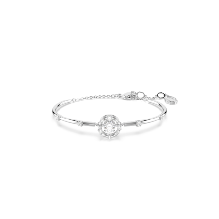 Resim Constella Bileklik, Yuvarlak kesim, Dancing stone, Beyaz, Rodyum kaplama