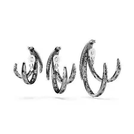 Resim The Vienna Collection Kulak Kelepçesi Seti (3), Tüy, Rutenyum kaplama