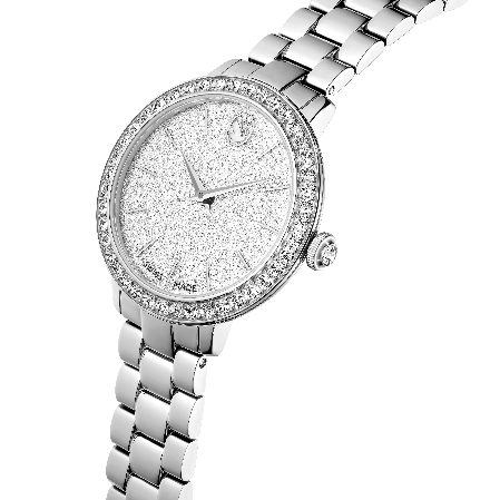 Resim Saat, İsviçre Üretimi, Metal bileklik, Gümüş Rengi, Paslanmaz çelik