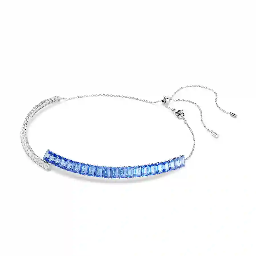 Resim Matrix Gerdanlık, Karışık kesimler, Mavi, Rodyum kaplama