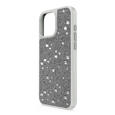 Resim High Akıllı Telefon Kılıfı, Serpiştirilmiş tasarım, iPhone® 16 Pro Max, Gümüş Rengi