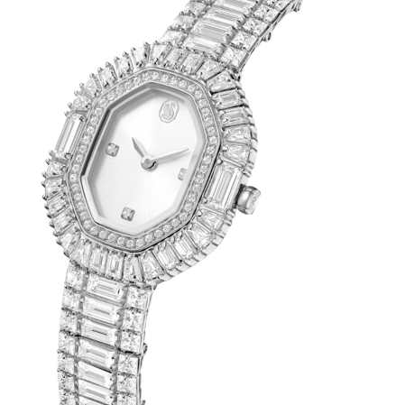 Resim Matrix Octagon Saat, Baget kesim, Metal bileklik, Gümüş Rengi, Paslanmaz çelik